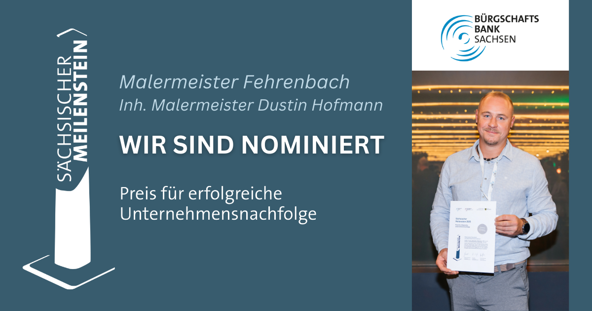 Wir sind nominiert für den sächsischen Meilenstein 2025